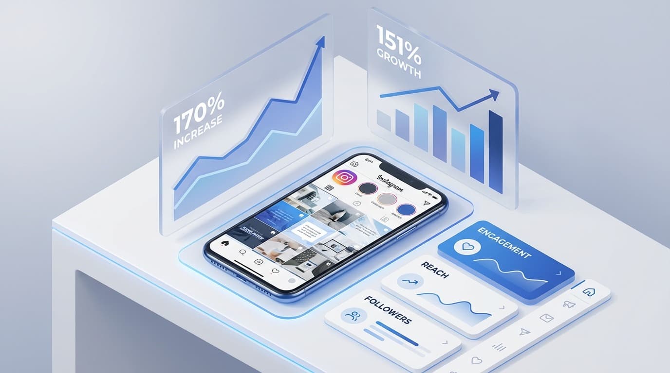 小売業Instagram運用でリーチ170%・フォロー率151%向上